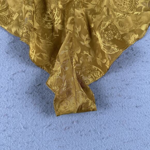 Vintage Victoria’s Secret Gold Jacquard Flutter Floral Satin Panties Shorts M‎ - Picture 12 of 16